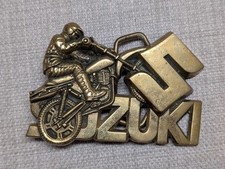 vintage SUZUKI belt buckle