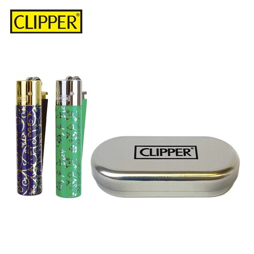 Metal clipper green blue - or,