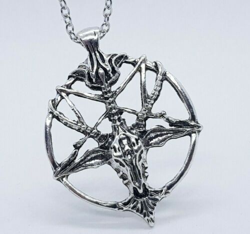Baphomet necklace devil - baphomet,