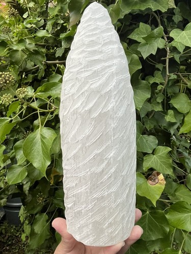 Selenite crystal snow cone - selenite,