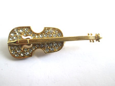Vintage Clear Crystal Violin