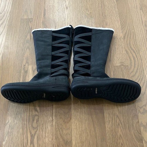 Teva women gray - leather, tall