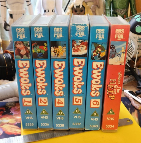 Ewoks vhs droids - ewoks:, tapes