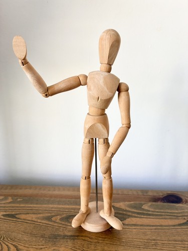 Wooden artist mannequin - wooden,