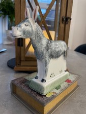  RYE POTTERY DONKEY FIGURINE signed by artist
