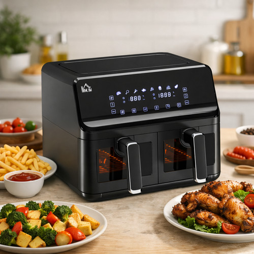 Dual air fryer - dual, 8l