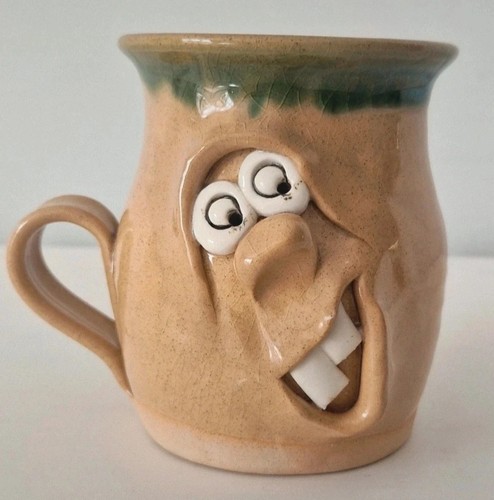 Vintage ugly face - vintage, coffee