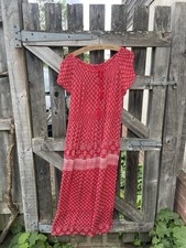 Beautiful Red Cotton Indian