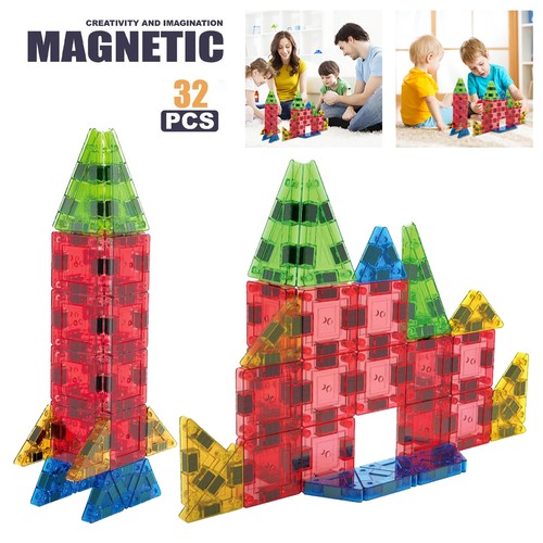 32pcs magnetic building tiles - magnetic,
