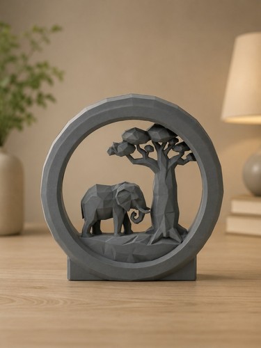 Elephant baobab tree - elephant,
