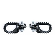S3 HARD ROCK STEEL FOOTPEGS FOOT RESTS TRIALS BLACK FOR GAS GAS BETA SHERCO ETC