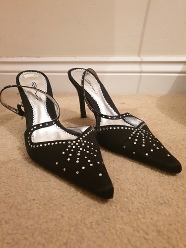 Dolcis pointy diamonte black - pointy,