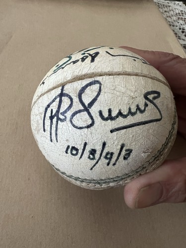 Autographed cricket ball - cricket,