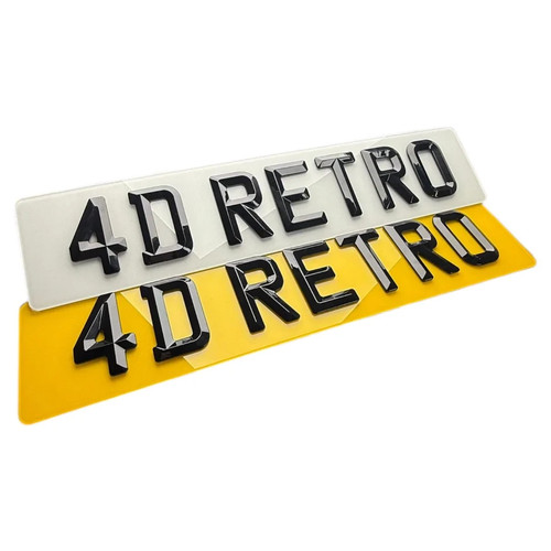 Number plates 3d - plates,