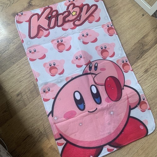 Kirby bedroom rug mat gamer - rug,