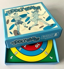 HERITAGE Tiddly Winks- Retro Design based on 1950s UNUSED  - with faded box