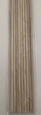 10 WOODEN DOWEL RODS STICKS