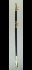 British Royal Navy Officers 24 K Gold Plated Sword Scabbard RN