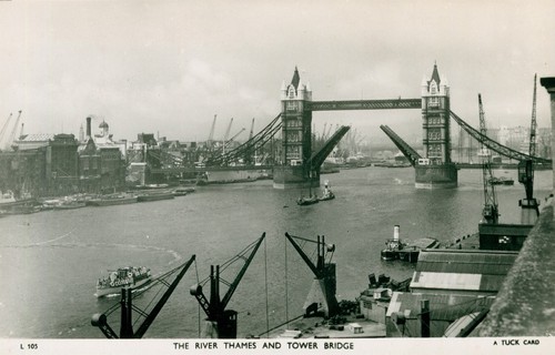 London river thames - thames, tower
