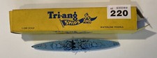 AB220 Tri-ang Minic HMS VANGUARD 1:1200 scale - good condition but masts missing