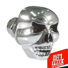 CHROME SKULL DESIGN BOLT WITH