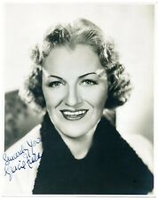 GRACIE FIELDS Comedienne MUSIC HALL Theatre FILM Ink Signed AUTOGRAPH -7.5"x9.5"