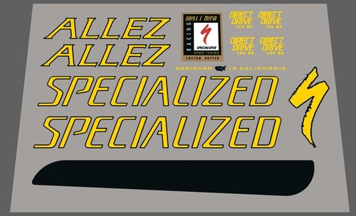 Specialized allez 1993 decal - specialized,