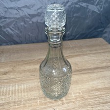 1960 Cut Glass Small Decanter 
