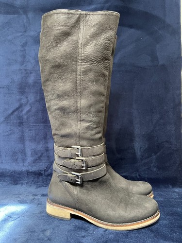 Faith black leather - faith, knee