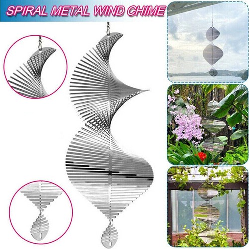 Wind chimes metal helix - chimes,