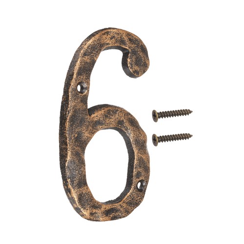 House numbers and letters 6 - numbers, letters,