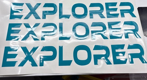 Explorer teal self build - explorer,