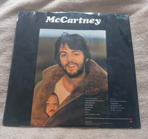 Mccartney vinyl record - vinyl, 12"