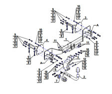 Swan Neck Tow Bar For BMW X5