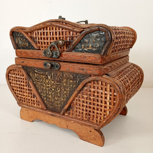 Woven wicker rattan - woven,