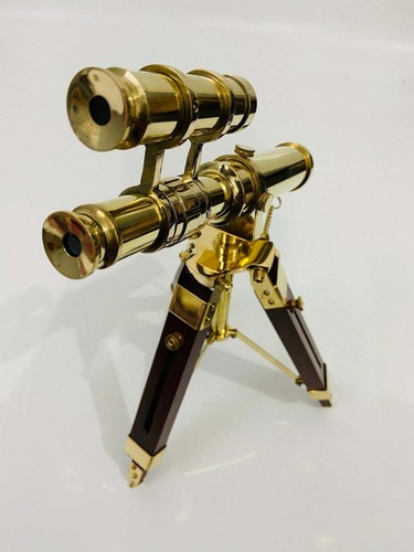 Nautical brass double barrel - nautical,