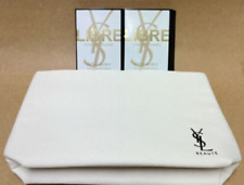 YSL beaute Pouch / make up bag with 2 perfume gifts