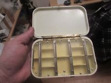 stunning vintage Hardy large trout dry fly mayfly fishing neroda box oxblood