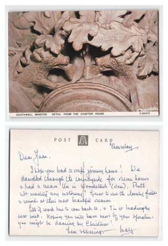 Postcard southwell minster - postcard,