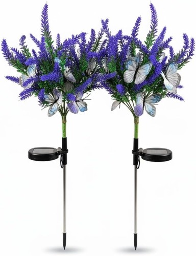 Solar lavenders butterflies - solar,