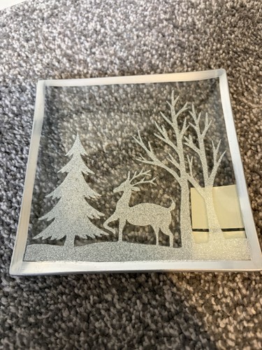 Yankee candle glass plate for - candle,