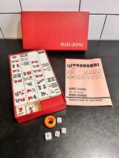 Vintage Mah Jong Set in Red
