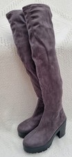 River Island Grey Faux Suede