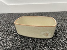 VINTAGE DENBY DAYBREAK OPEN BUTTER DISH 15 X 9.8 X 5.3 CM H - VGC