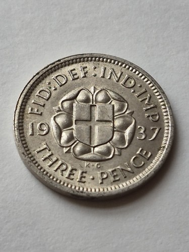 1937 king george threepence - king, vi