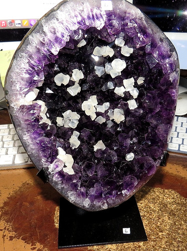Dark amethyst crystal - lg.,