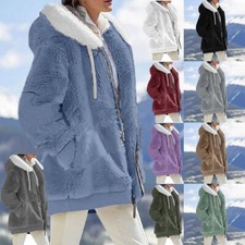 Women Warm Top Fluffy Coat