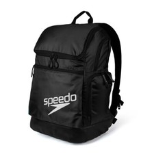 SPEEDO TEAMSTER BACKPACK 35L - BLACK SWIMMING BAG RUCKSACK WATERPROOF BASE 