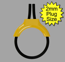 Monopole 4mm conductive rubber insulated loop/ TENS / estim / electrastim/ et312