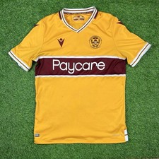 Motherwell 2021/2022 Home Football Shirt- Macron- Size Large 